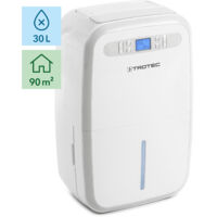 TROTEC Luftentfeuchter elektrisch TTK 95 E – Leistung 30 L/Tag – Fläche 90 m² - 230 m³ – mit Autoabschaltung – ideal für Keller
