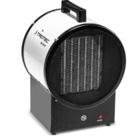 TROTEC Bauheizer elektrisch TDS 30 M – Heizleistung 0,05 kW / 3,3 kW / 5 kW – Elektroheizer Luftmenge 575 m³/h – Heizlüfter mit Thermostat, Keramik