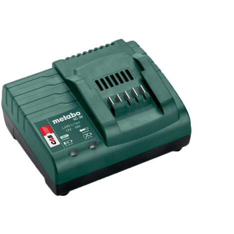 Metabo – Chargeur pour électroportatif 12-18V – Courant de charge 2,6A – Compatible batteries Li-Ion et CAS – Recharge rapide