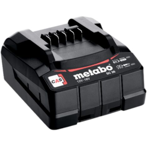 Chargeur rapide METABO SC36 pour batteries 12V 14,4V et 18V li-ion