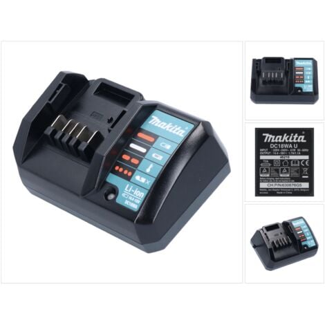 Chargeur MAKITA original DC18WA G-series 14,4V et 18V li-ion
