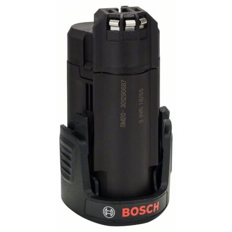 Bosch – Batterie lithium-ion 10,8V / 12V 1,5Ah – Compatible outils PMF 10,8 LI et PSM 10,8 LI – Performance optimisée pour travaux intensifs (1/2)