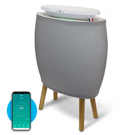 Purificateur connecté LENDOU air&me, Connecté et très silencieux, niveau sonore de 37 dB, adapté à une pièce de 35 M² (1/5)