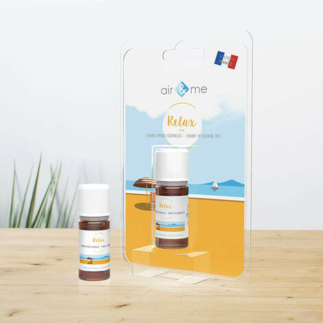 Synergie d'huiles essentielles RELAX air&me, Huiles fabriquées en France, dans un laboratoire éco-certifié. (1/2)