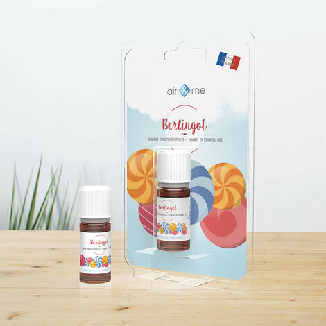 Synergie d'huiles essentielles BERLINGOT air&me, Huiles fabriquées en France, dans un laboratoire éco-certifié. (1/2)