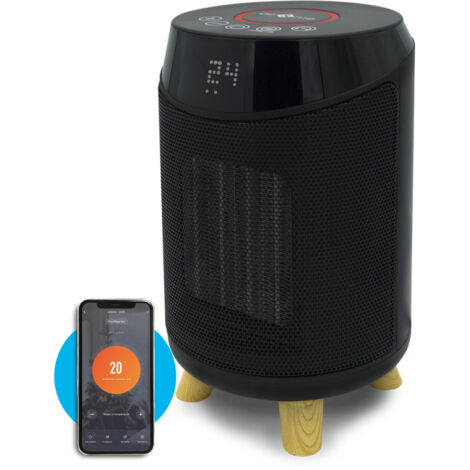 Chauffage d'appoint céramique connecté 2000W – Silencieux 50dB – Pour surface jusqu'à 30m² – Programmable WiFi – Thermostat intégré – Air&Me (1/9)
