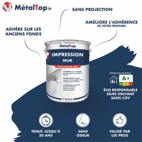 Impression Mur - Pot 1 L    - Metaltop