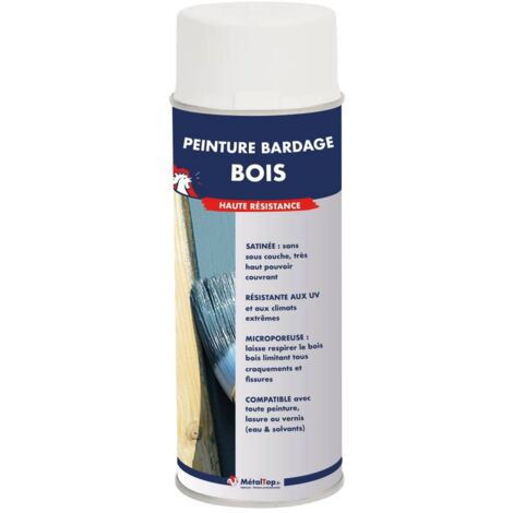 Peinture Bardage Bois - 0.4 L - Bombe 400 mL - 6015 - Olive noir - Metaltop (1/5)