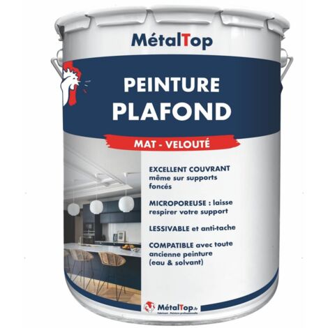 Peinture Plafond - Pot 1 L - Metaltop (1/5)