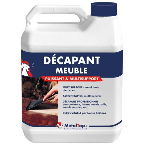 Decapant Meuble - 1 L - Incolore - Metaltop (1/5)