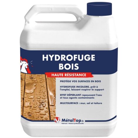 Hydrofuge Bois - 5 L    - Incolore - Metaltop