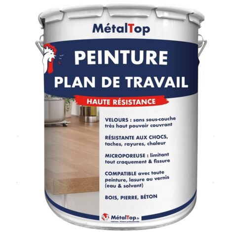 Peinture Plan De Travail - Pot 15 L - 7002 - Gris olive - Metaltop