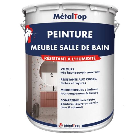 Peinture Meuble Salle De Bain - Pot 1 L    - 8004 - Brun cuivré - Metaltop (1/5)