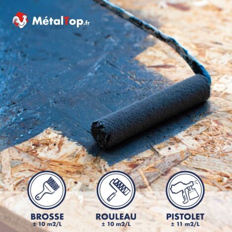 Peinture Fer Forge - Rouge vin - RAL 3005 - 5 L - Métaltop