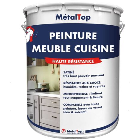 Peinture Meuble Cuisine - Pot 1 L    - 1018 - Jaune zinc - Metaltop (1/5)