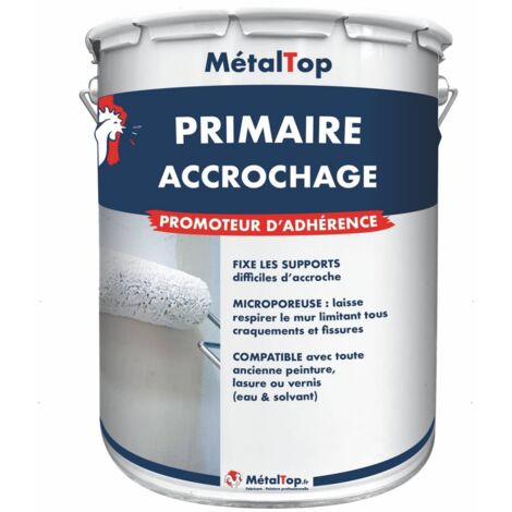 Primaire Accrochage - Pot 15 L    - 9010 - Blanc pur - Metaltop