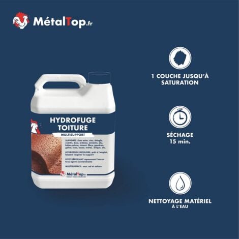 Hydrofuge Toiture - Pot 20 L    - Incolore - Metaltop