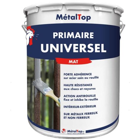 Primaire Universel - Pot 5 L - 7016 - Gris anthracite - Metaltop