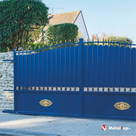 Peinture Portail Fer - Pot 1 L    - 5011 - Bleu acier - Metaltop
