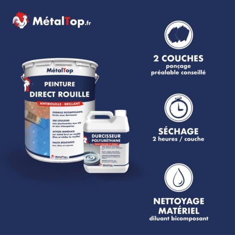 Antirouille Couleur - Metaltop - Brun beige - RAL 8024 - Pot 5L Antirouille Couleur - Metaltop - Brun beige - RAL 8024 - Pot 5L