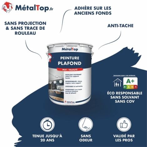 Peinture Plafond - Pot 5 L    - Metaltop