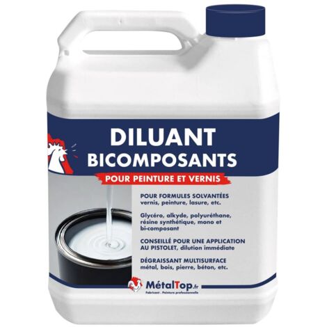 Diluant Bicomposants - 5 L - Incolore - Metaltop