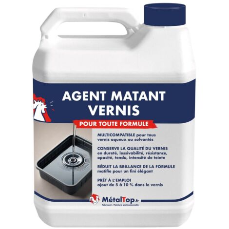 Agent Matant Vernis - 1 L    - Metaltop