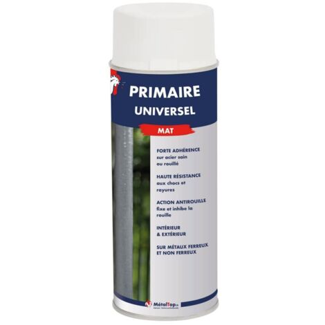 Primaire Universel - 0.4 L - Bombe 400 mL - 7040 - Gris fenêtre - Metaltop