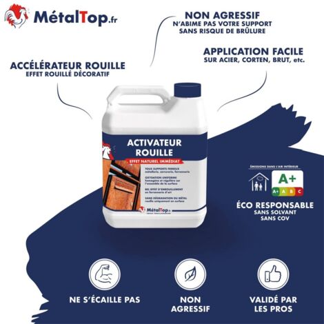 Activateur Rouille - 1 L    - Incolore - Metaltop