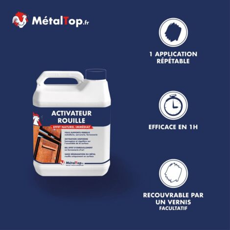 Activateur Rouille - 1 L    - Incolore - Metaltop