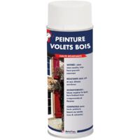 Peinture Volets Bois - 0.4 L - Bombe 400 mL - 2000 - Orange jaune - Metaltop