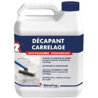 Decapant Carrelage - 20 L - Incolore - Metaltop