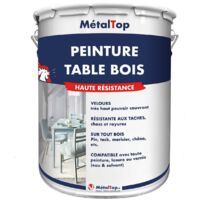 Peinture Table Bois - Pot 5 L - 5001 - Bleu vert - Metaltop