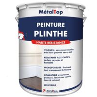 Peinture Plinthe - Pot 15 L - 1037 - Jaune soleil - Metaltop