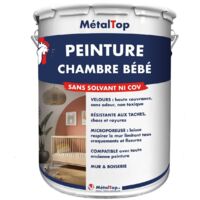Peinture Chambre Bebe - Pot 5 L - 3017 - Rosé - Metaltop