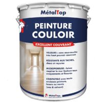 Peinture Couloir - Pot 5 L - 1037 - Jaune soleil - Metaltop