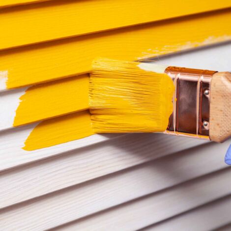 Peinture Volets Bois -  5 L   - Codeve Bois - RAL 9010 - Blanc pur - Pour La Protection De Votre Volet, Persienne, Fenêtre, Portail Bois.