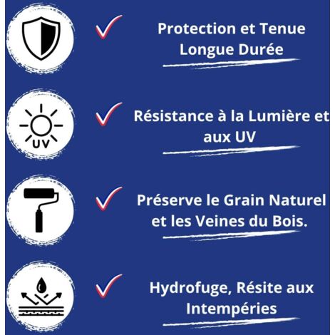 Lasure Grise -  5 L   - Codeve Bois - Pour La Déco En Gris D'un Volet, Persienne, Fenêtre Ou Bardage Bois.