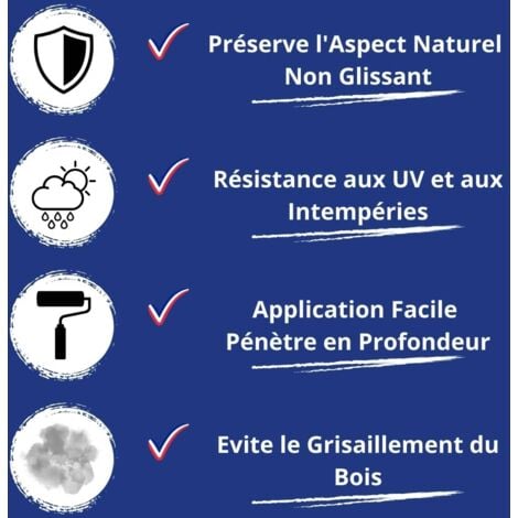 Saturateur Teck -  5 L   - Codeve Bois - Pour La Protection De Votre Mobilier, Terrasse Ou Caillebotis En Teck.