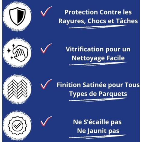Vitrificateur Parquet -  5 L   - Codeve Bois - Pour La Protection De Votre Parquet, Plancher Ou Sol En Bois.