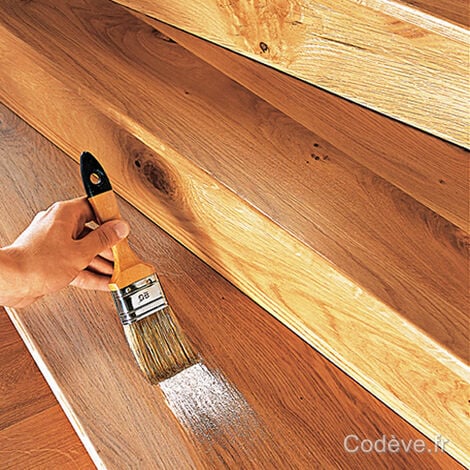 Vitrificateur Escalier -  5 L   - Codeve Bois - Pour La Protection D'un Escalier En Chêne, Sapin, Hêtre Ou Frêne.