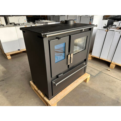 EEK A+ Premium-Holzherd, Beistellherd CS PLUS INOX rechts - 7.7 KW