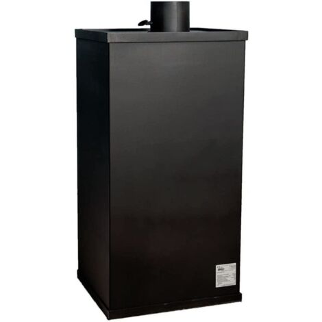 Kochender Holzofen mit Ofen Festbrennstoffkocher 12 kw Heizung Prity FM