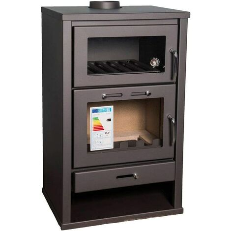 Victoria 05 Holzbeheizter Ofen Ofen Kaminofen Kocher Festbrennstoff Holzfeuerung 15 kW Triumph F ECO Design[Energieklasse A].
