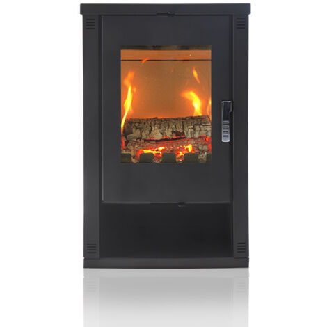 EEK A+ Kaminofen Verso Lheia 7,5 kW Schwarz