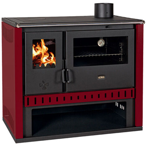 EEK A Küchenofen Holzherd - Prity GT FS S Rot - 15 KW