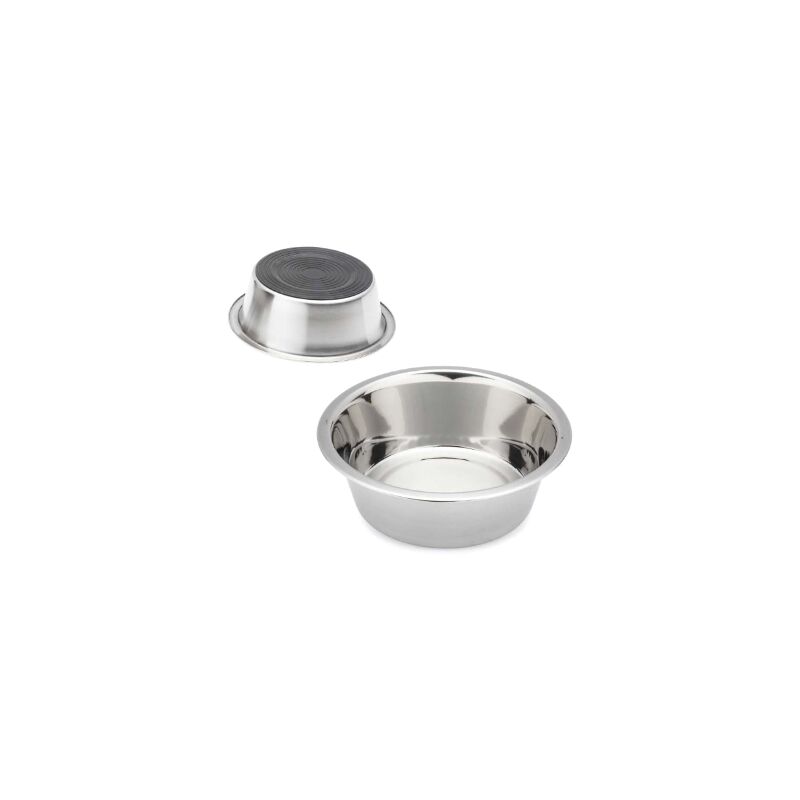 Leopet Ciotola standard inox con antiscivolo 11cm (240ml)