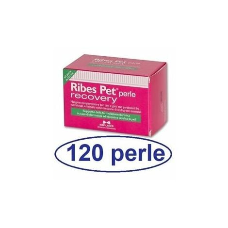 NBF-Lanes Ribes Pet Recovery 120 perle per supporto dermico cane e gatto