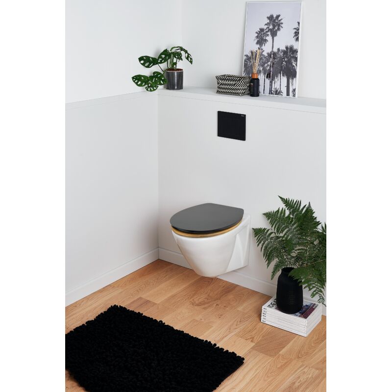 Croydex Levico Flexi-Fix Abattant WC en forme de D avec fermeture Croydex Levico Flexi-Fix Abattant WC en forme de D avec fermeture