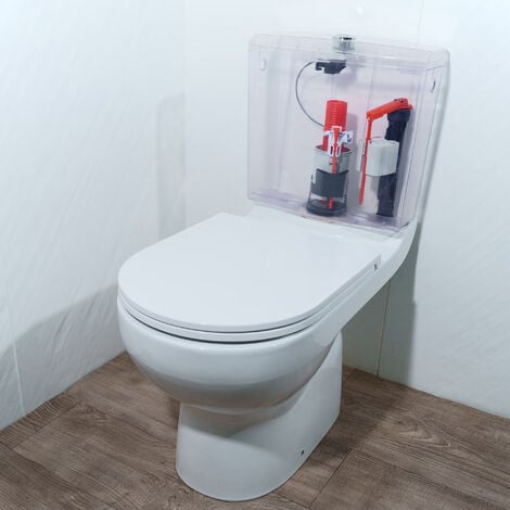 Chasse d'eau wc robinet flotteur à alimentation basse Jollyfill Wirquin 10723588, gris